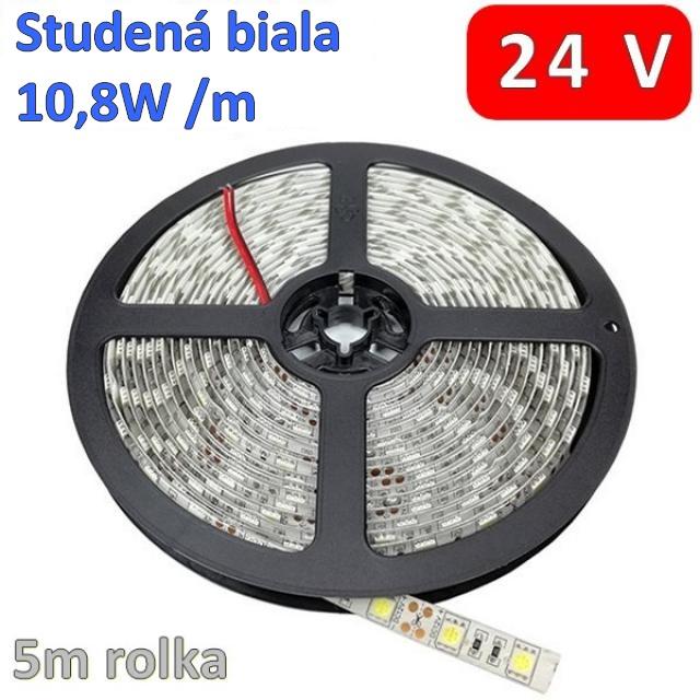 1m LED pásik 2835 10,8W/m 24V IP63