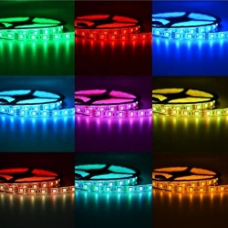 1m LED pásik 12V IP20 4,8W/m farebné
