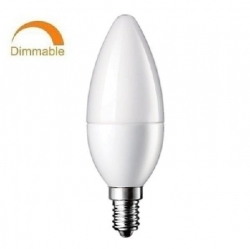 E14 LED žiarovka 6W Teplá biela Stmievateľná