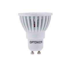 GU10 LED žiarovka 50° COB 6W Studená biela Stmievateľná