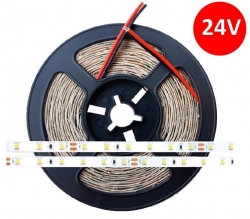 1m LED pásik 4,8W/m 24V IP20 studená biela