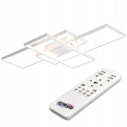 LED stropné svietidlo Galaxis130W 105x50x8cm White + diaľkové ovládanie
