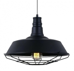 LED stropné svietidlo S08 E27 - čierne