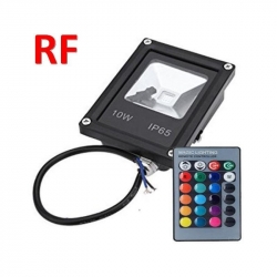 Reflektor LED RGB 10W  s pamäťou a RF ovládačom