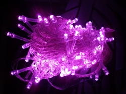 Ryža 100 LED fialová 14,9m