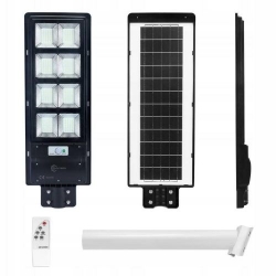 Solárne pouličné svietidlo LED 400W IP65 + Ovládač + držiak