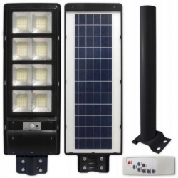Solárne pouličné svietidlo LED 640W IP65 + Ovládač + držiak