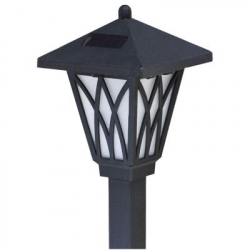Solárne záhradné svietidlo LED IP44 27 CM SÚMRAK + SENSOR