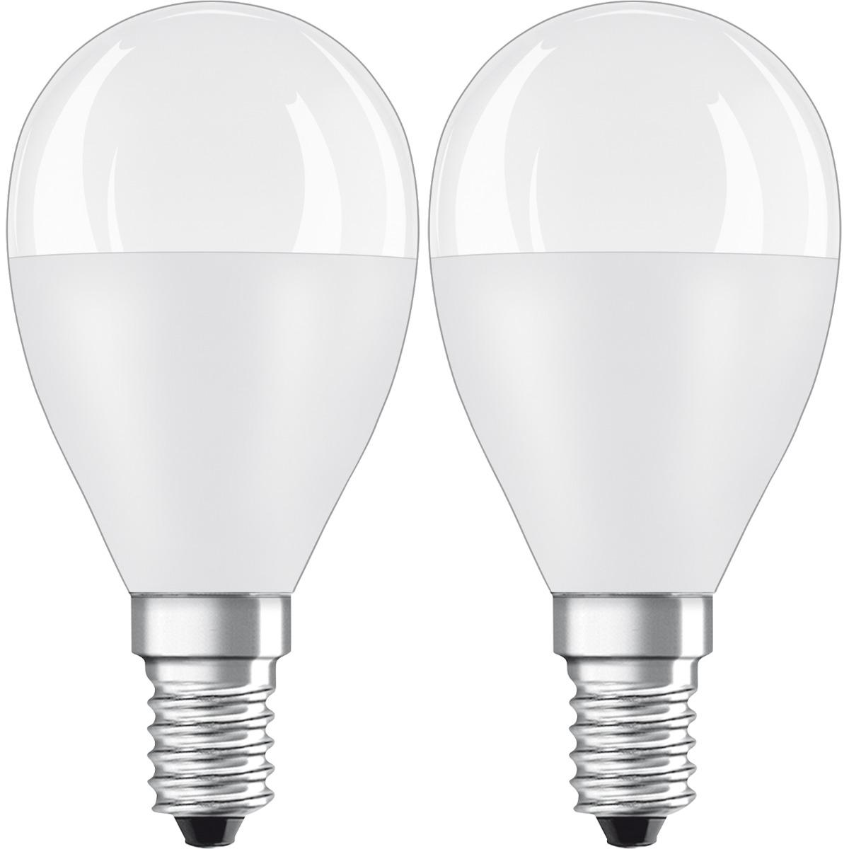 2PAK LED ŽIAROVKA E14 P45 7W TEPLÁ BIELA 200° OSRAM VALUE