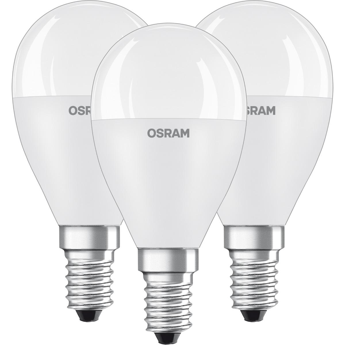 3PAK LED ŽIAROVKA E14 P45 7W TEPLÁ BIELA 200° OSRAM VALUE