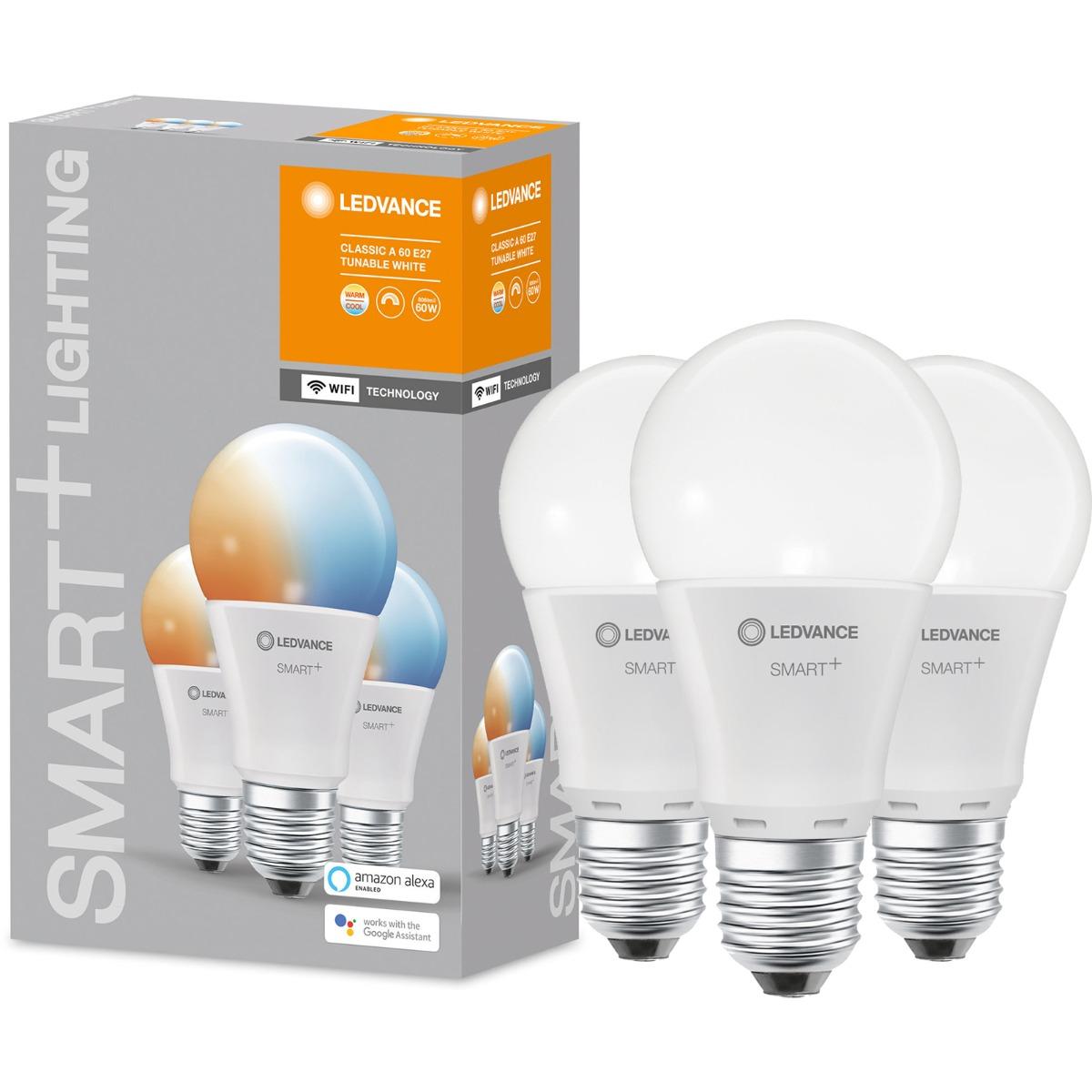 3KS LED ŽIAROVKA E27  9W CCT SMART+ WIFI STMIEVATEĽNÁ