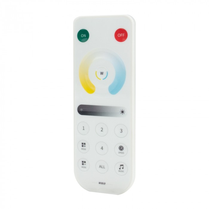 4-zónový CCT RF diaľkový ovládač pre LED ovládače IC Digital SD-2 – PREMIUM LINE