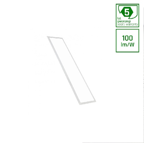 ALGINE  LED  230V 45W 100lm/W IP20 300x1200mm NW CEILING PANEL-5y warranty