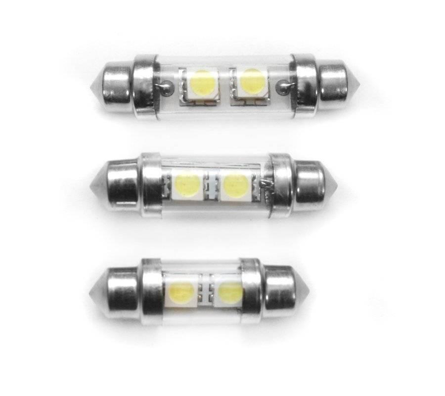 AUTO LED ŽIAROVKA C5W 2 SMD 5050 31mm a 39mm