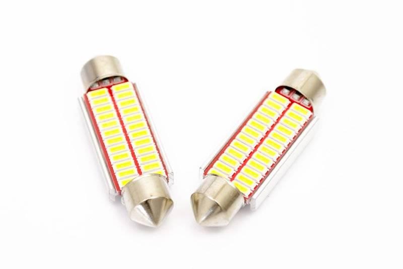 AUTO LED ŽIAROVKA C5W 24 SMD 4014 CAN BUS, 42mm