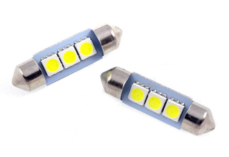 AUTO LED ŽIAROVKA 5500K C5W 3 SMD 5050 31 mm, 36 mm, 39 mm, 42 mm, 