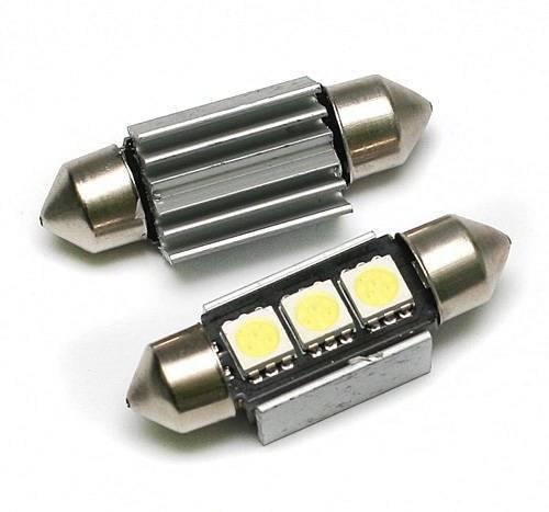AUTO LED ŽIAROVKA C5W 3 SMD 5050 CAN BUS  36 mm / 42 mm