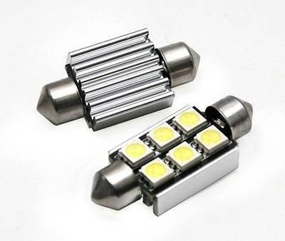 AUTO LED ŽIAROVKA C5W 6 SMD 5050 CAN BUS