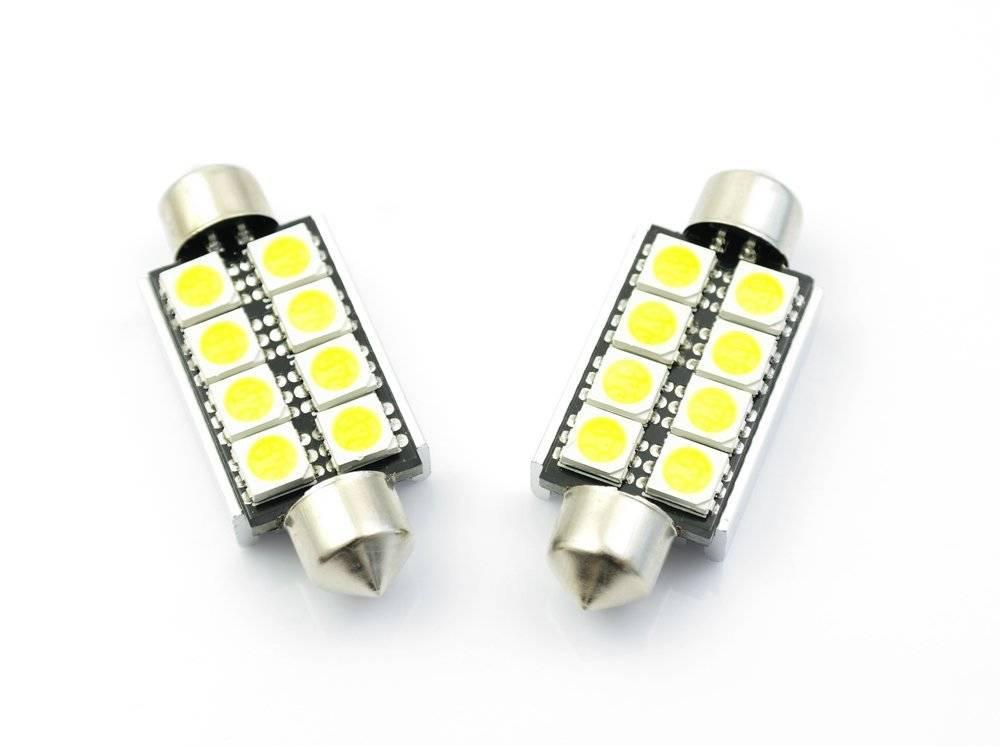AUTO LED ŽIAROVKA  42mm C5W 8 SMD 5050 CAN BUS