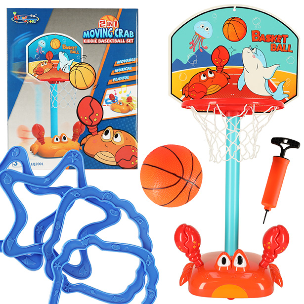 BASKETBALOVÝ KÔŠ 2V1 KOŠÍK + KRAB RINGO