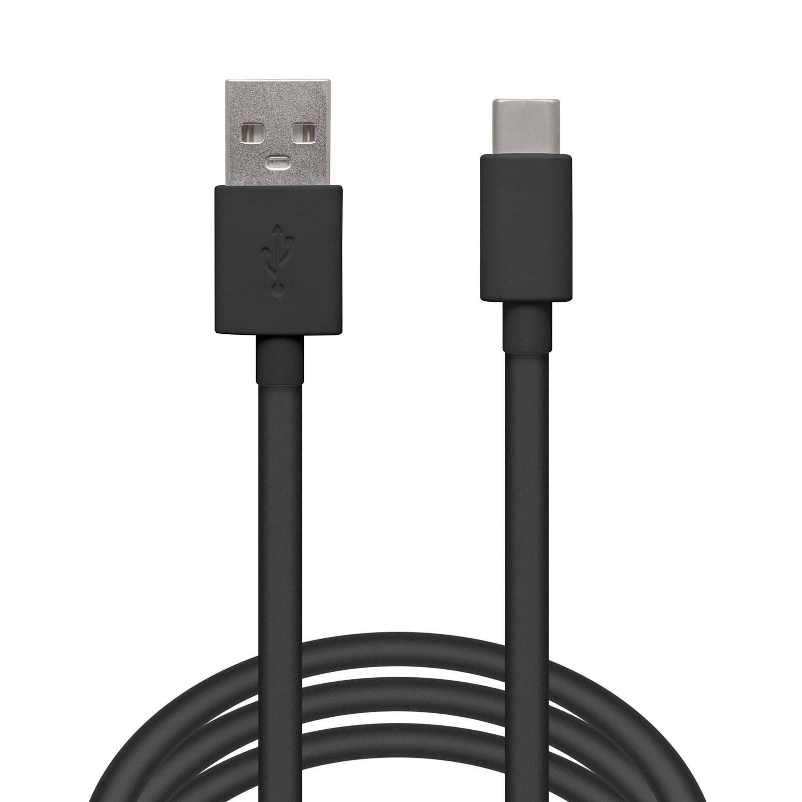 DÁTOVÝ KÁBEL USB TYPE - C - ČIERNY - 1 M