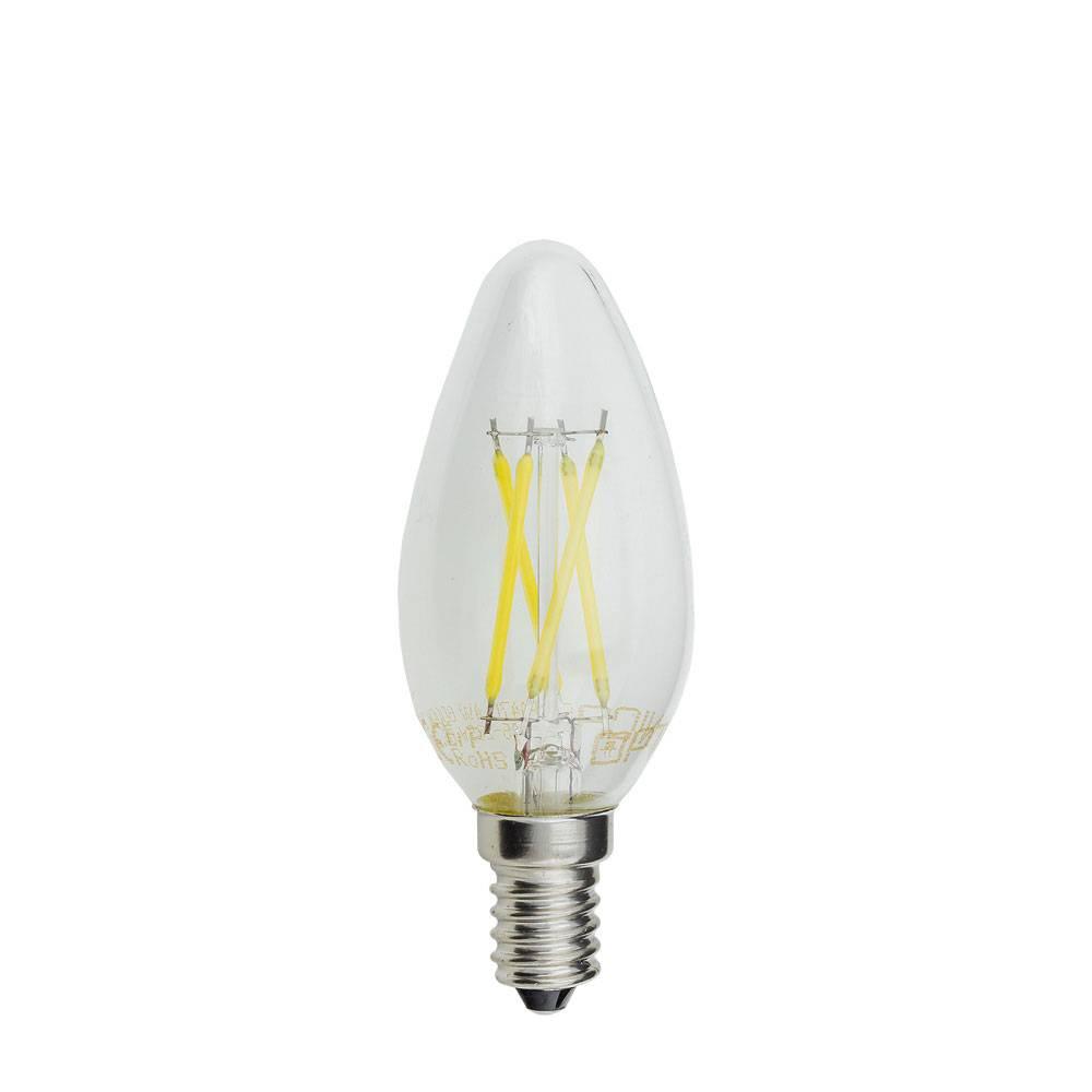 FILAMENT LED ŽIAROVKA SVIEČKA C35 E14 STMIEVATEĽNÁ 4W NEUTRÁLNA BIELA