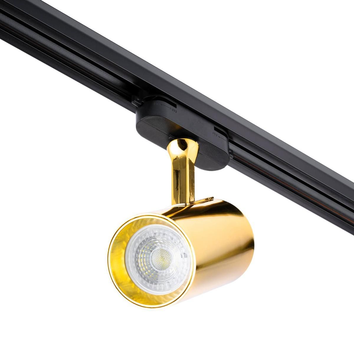 Gold LED koľajnicové svietidlo 60mm - 1fázové