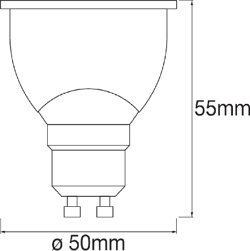 GU10 LED 5W 350lm CCT LEDVANCE SMART+ WiFi Stmievateľné