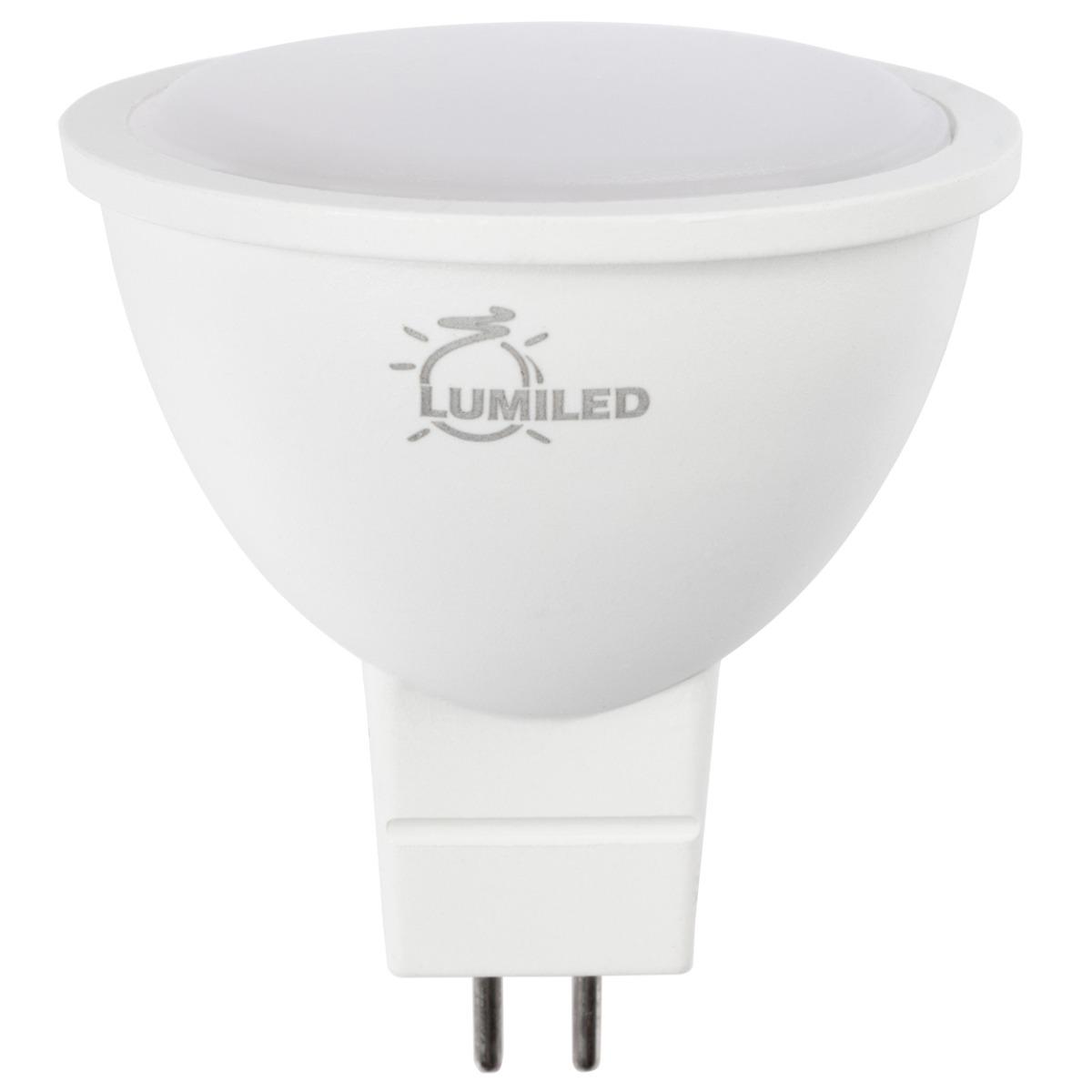 GU5.3 MR16 LED ŽIAROVKA 6W TEPLÁ BIELA 120° 12V AC/DC LUMILED 