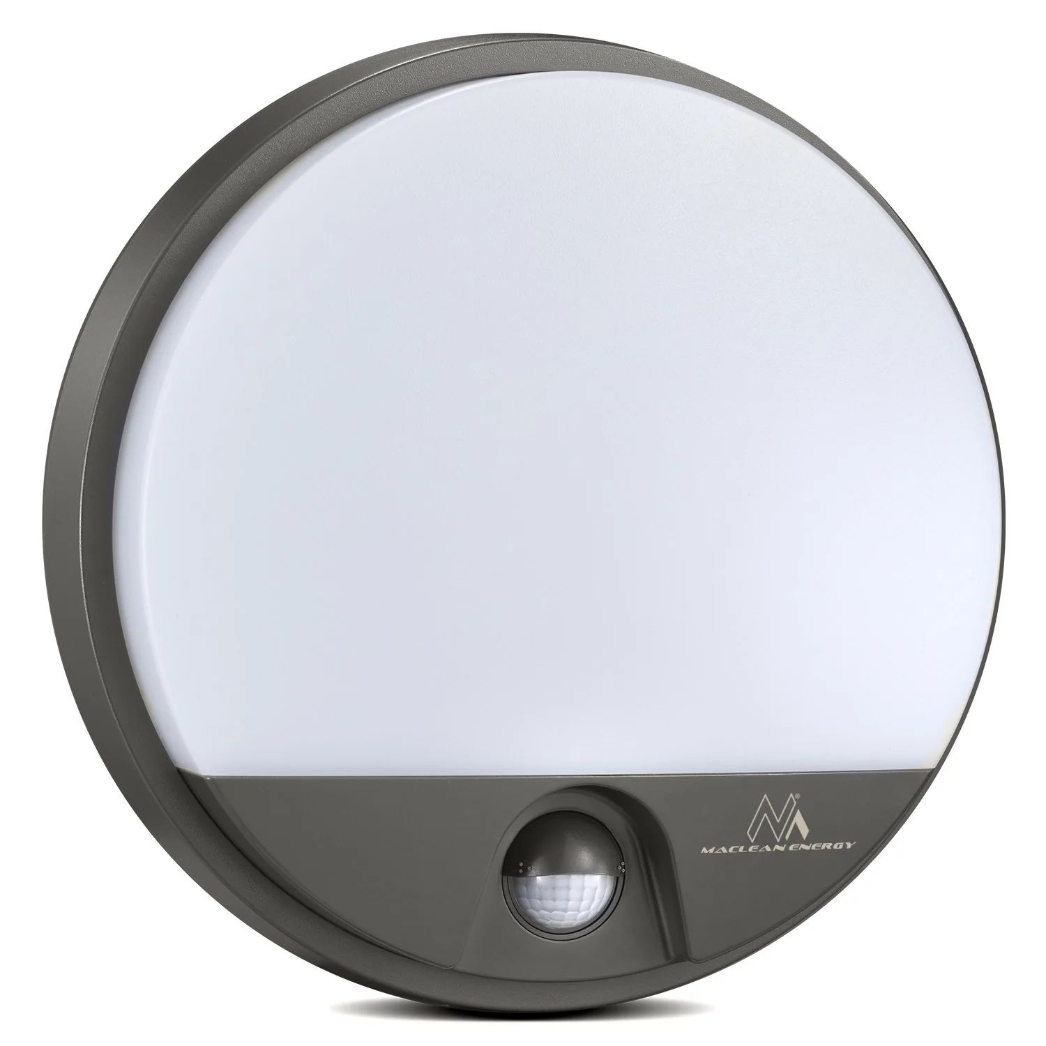 Infračervené LED svietidlo so senzorom pohybu Maclean 15W 1100lm IP54 – sivé