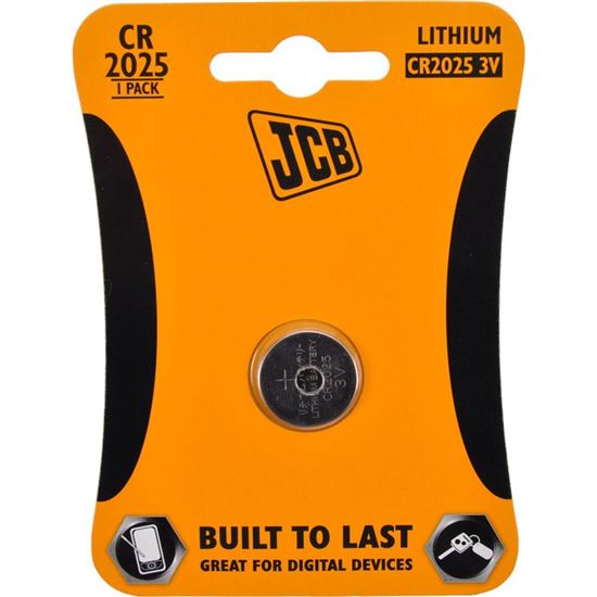 JCB gombíková lítiová batéria CR2025, blister 1 ks