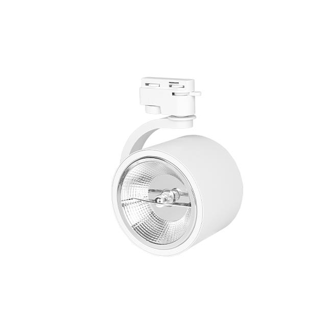 Koľajnicové LED svietidlo 1-fázové AR111 Robio 120mm – biela