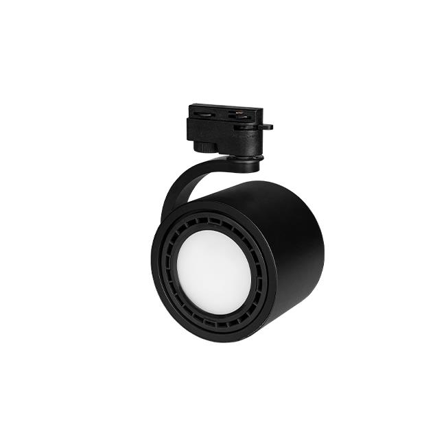 Koľajnicové LED svietidlo 1-fázové AR111 Robio 120mm – čierna