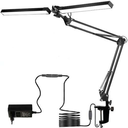 Kresliaca stolová LED lampa 14W CCT – čierna