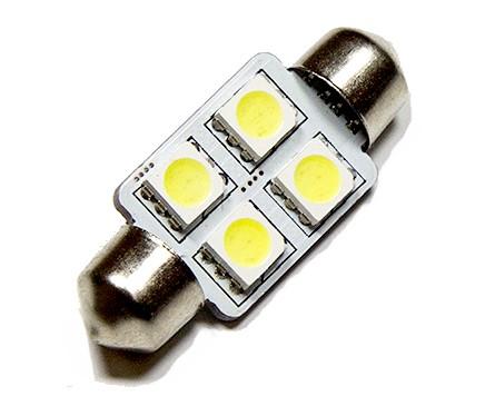 LED AUTO ŽIAROVKA 36MM C5W 4 SMD5050