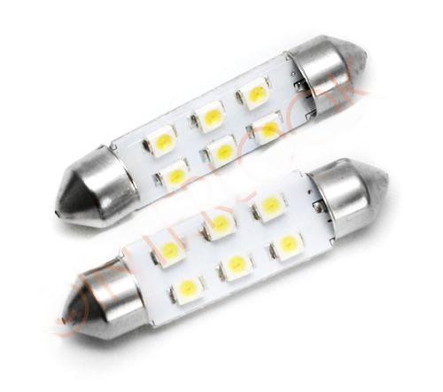 LED AUTO ŽIAROVKA 39MM C5W 6 SMD 1210