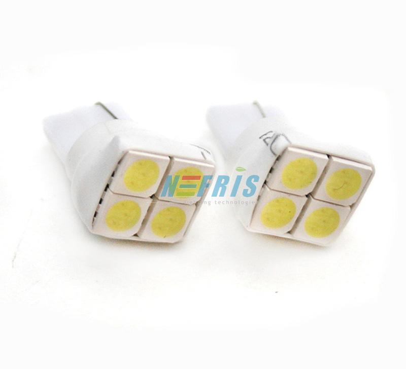 LED AUTO ŽIAROVKA 4 SMD5050, T10