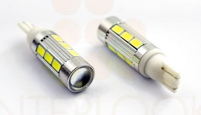 LED AUTO ŽIAROVKA T10 W5W 3W 14 SMD 5630 + ŠOŠOVKA 