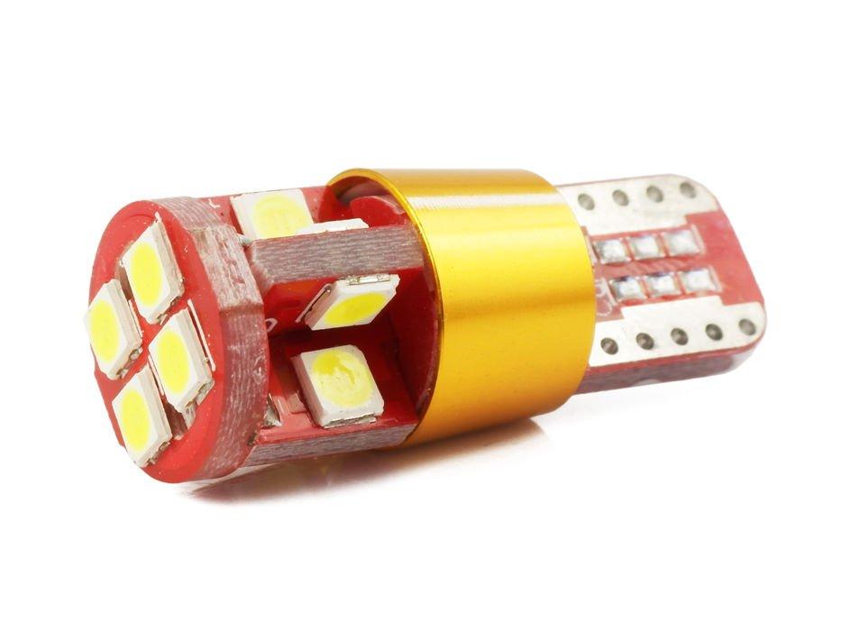 LED AUTO ŽIAROVKA W5W T10 12 SMD 3030 CANBUS