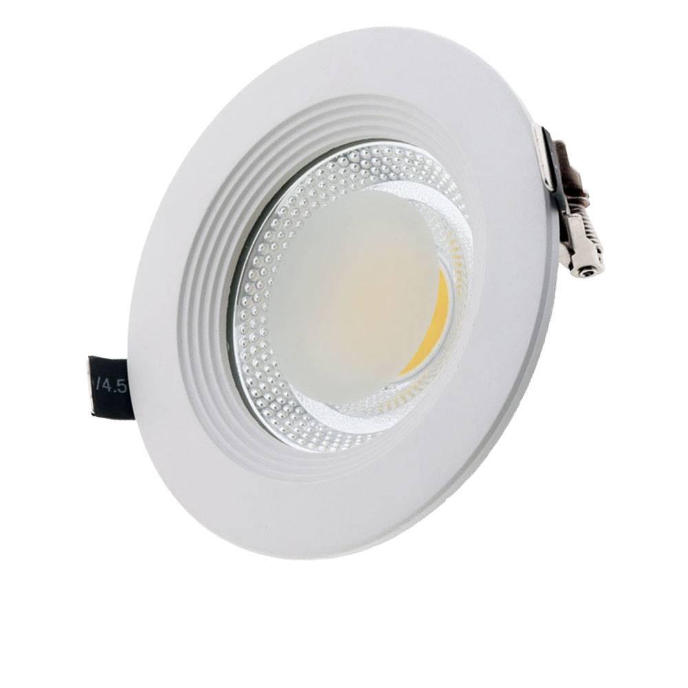 LED COB DOWNLIGHT ROUND BUILD-IN 15W TEPLÁ BIELA