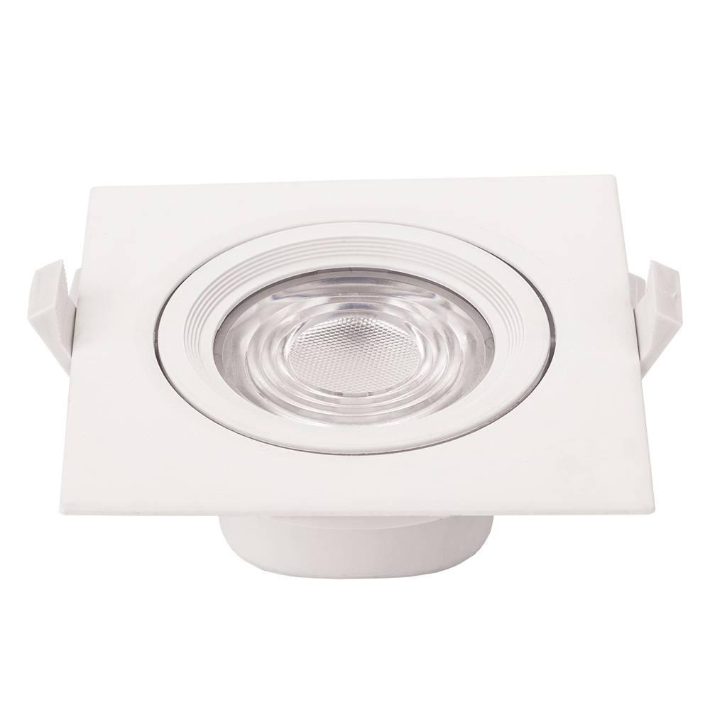 LED COB DOWNLIGHT SQUARE ROTATABLE 10W TEPLÁ BIELA