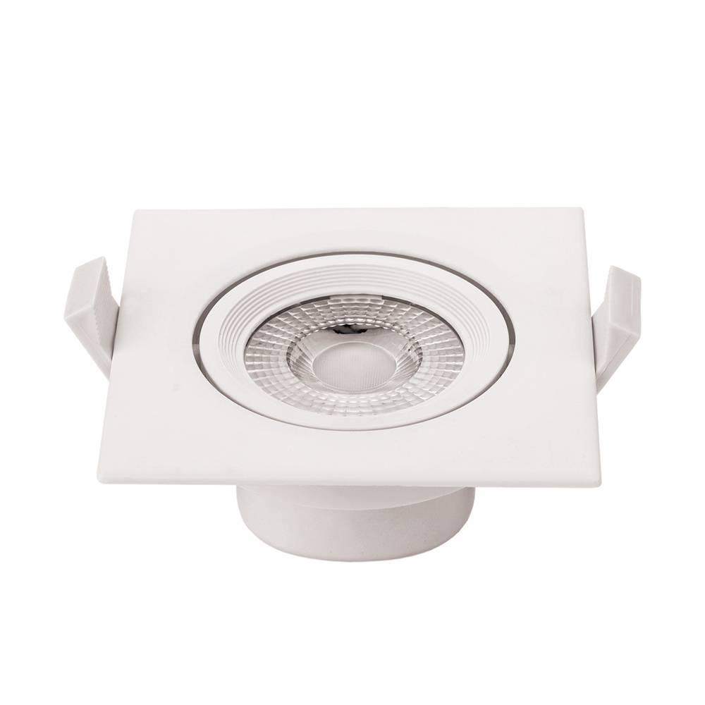 LED COB DOWNLIGHT SQUARE ROTATABLE 7W STUDENÁ BIELA