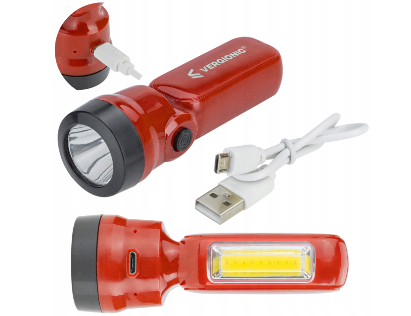 LED DOBÍJACIA BATERKA USB + KÁBEL 2V1