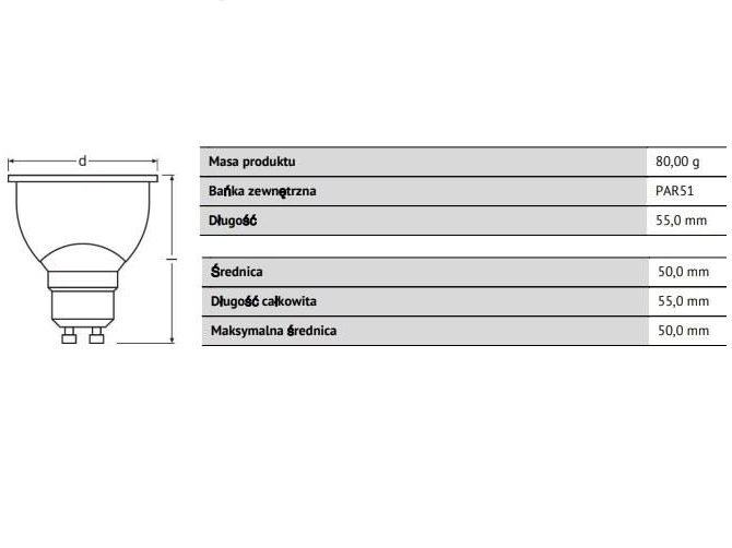 GU10 LED žiarovka LED Halogen SMART+ 4,5W 350lm 2700K stmievateľná LEDVANCE ZigBee