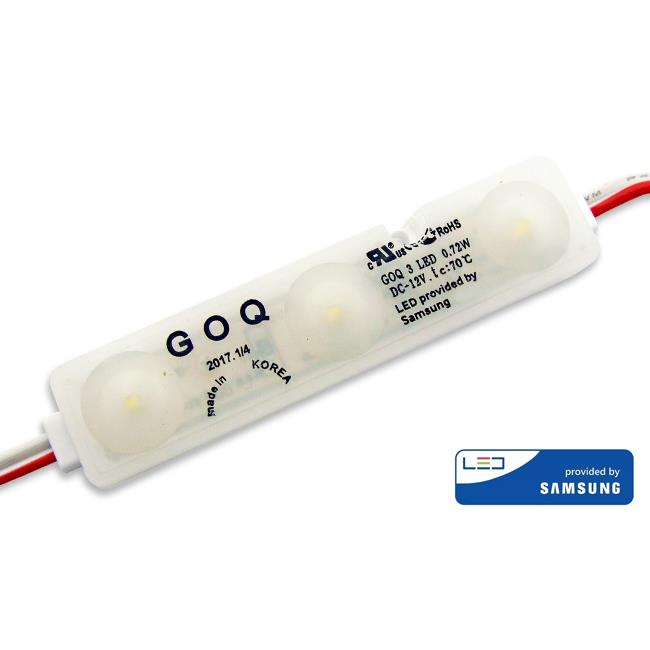 LED modul Samsung GOQ 3x2835SMD 0,72W ​​3000K 160°