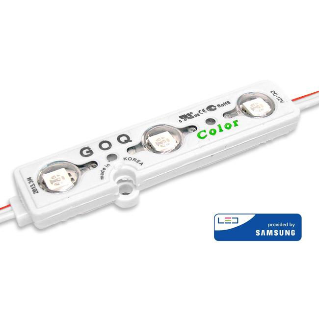 LED modul Samsung GOQ 3x5252SMD 0,72W ​​zelený 150°