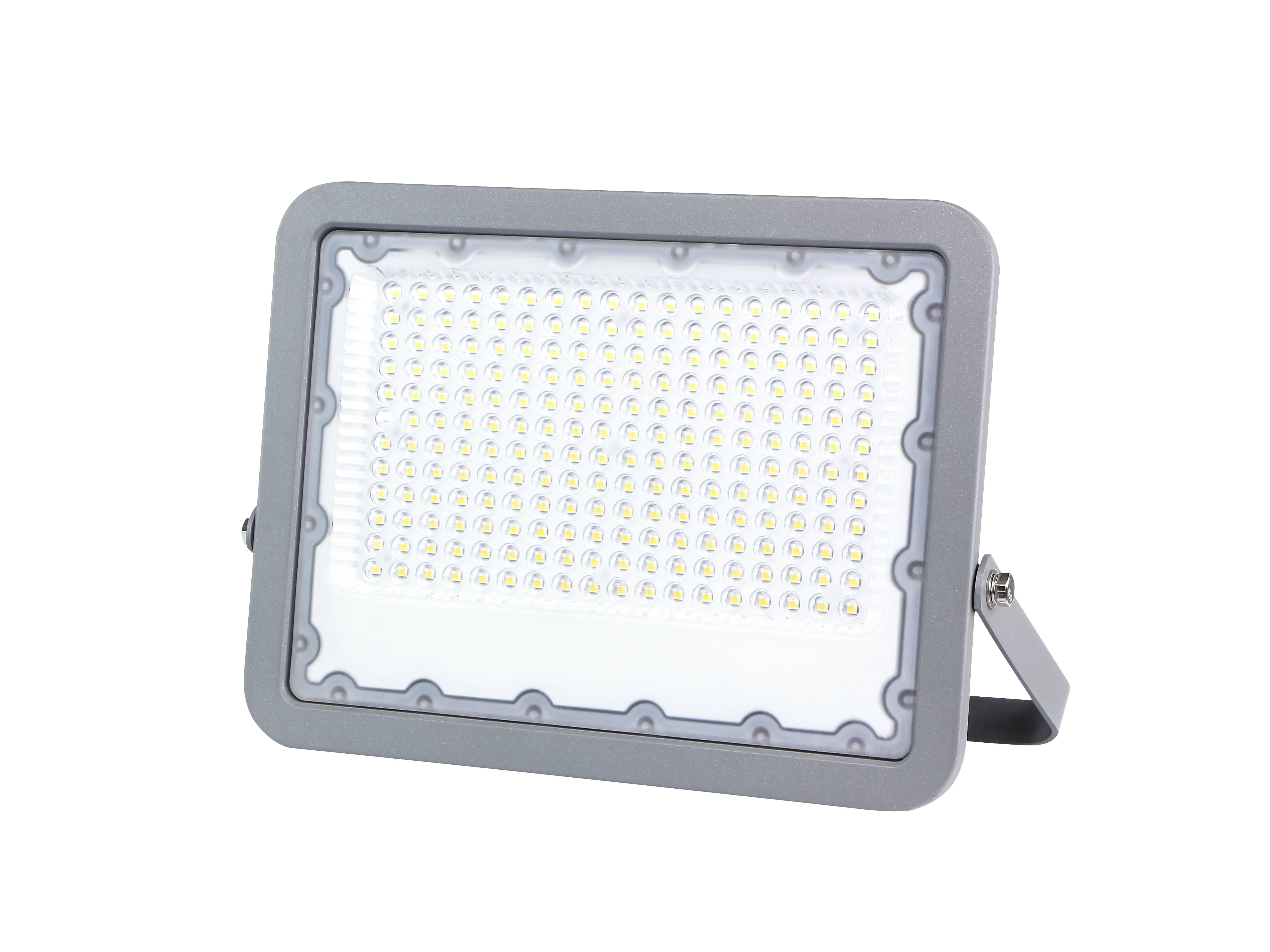 LED REFLEKTOR GREY IP65 150W STUDENÁ BIELA