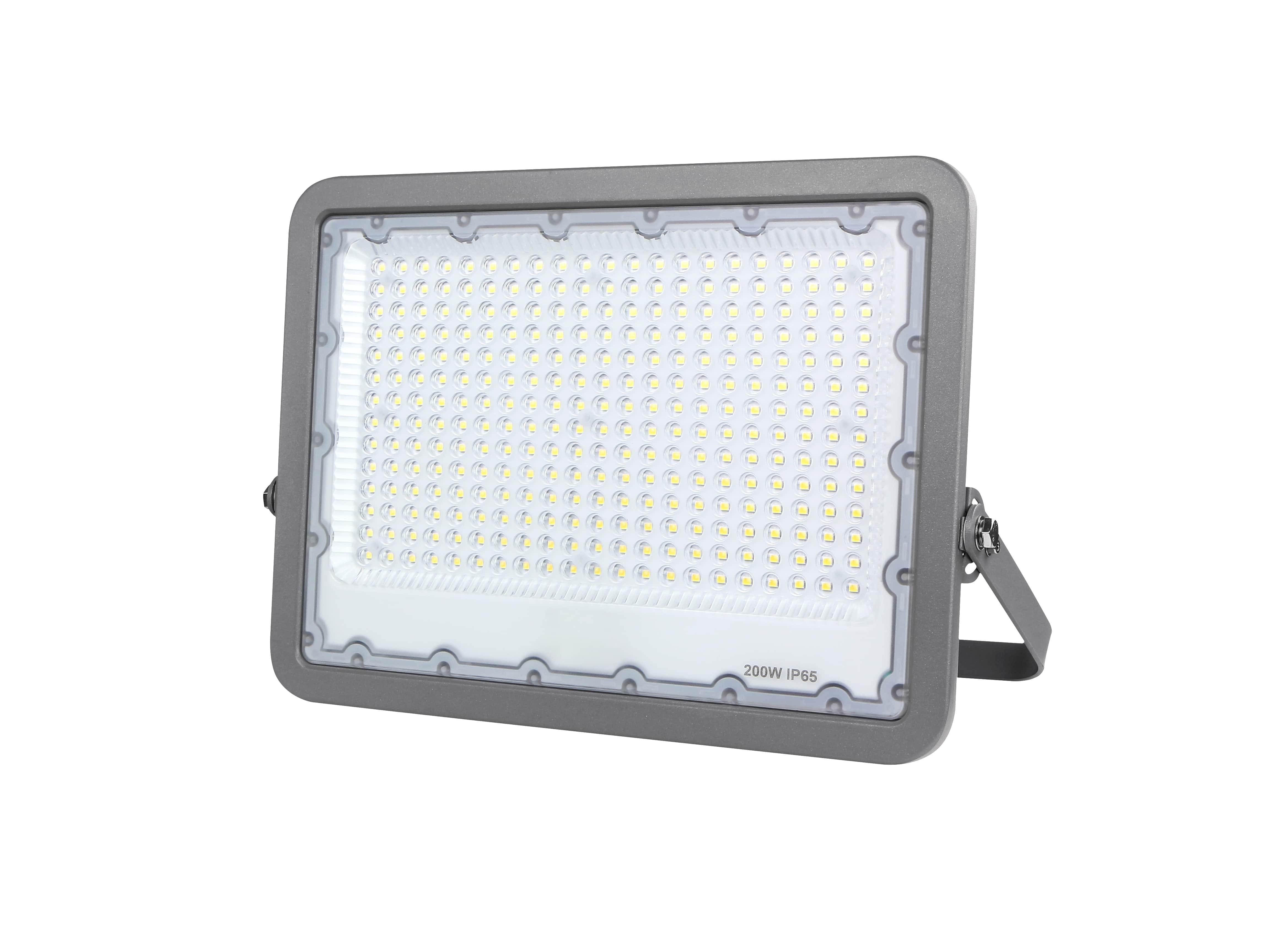 LED REFLEKTOR GREY IP65 200W STUDENÁ BIELA