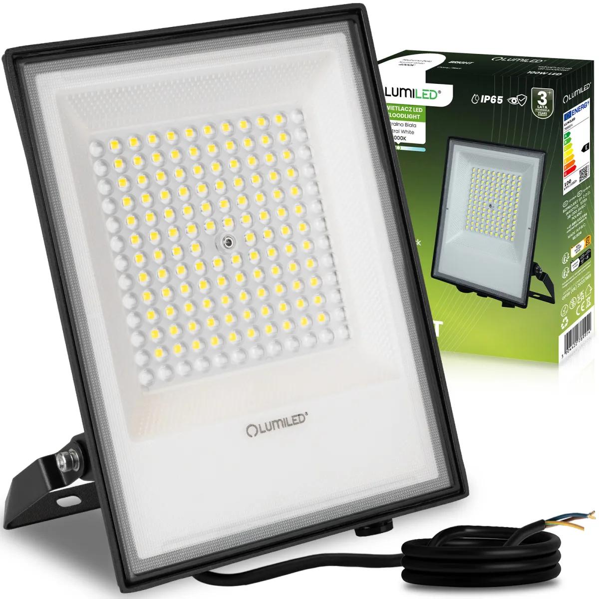 LED reflektor BRIGHT 100W 11000lm 4000K IP65 LUMILED