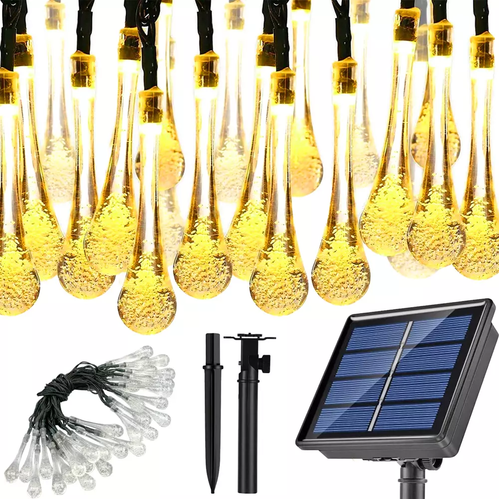 LED Solárna záhradná girlanda | 6 metrov, 40 LED diód